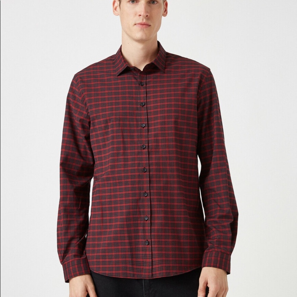 🩵100% Cotton Slimfit Flannel Shirt - Picture 10 of 10